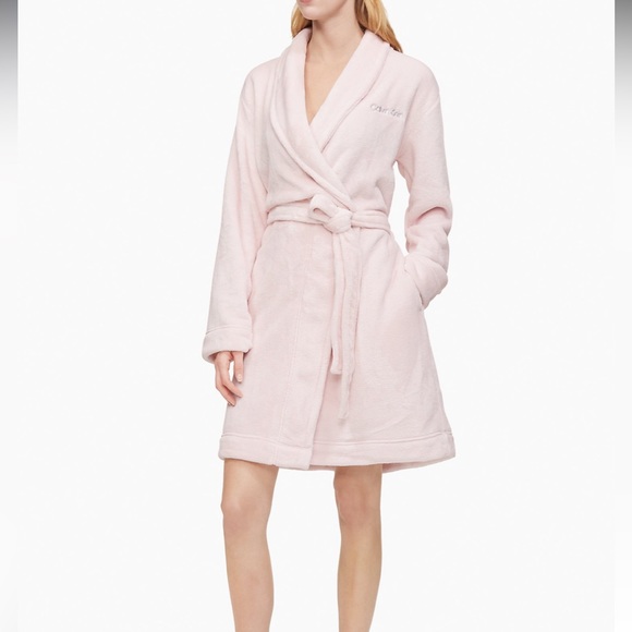 Calvin Klein Other - Calvin Klein Belted Pink Robe